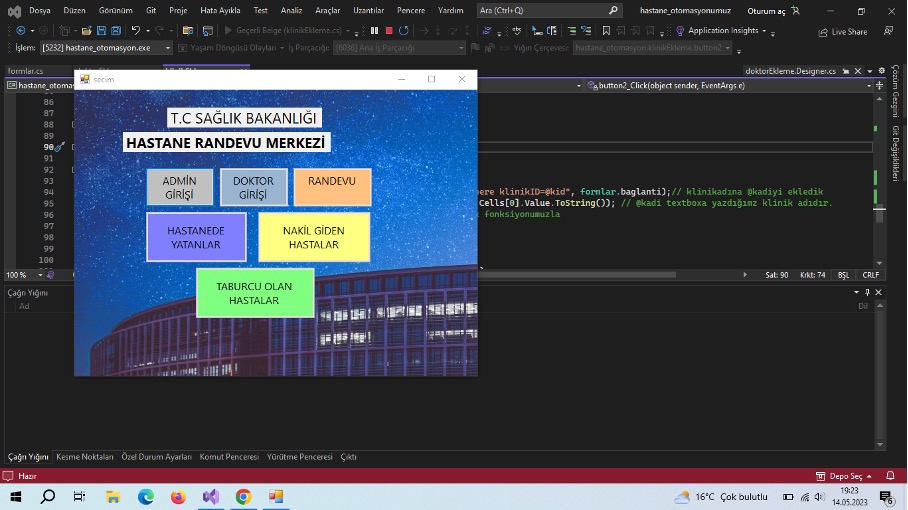 Hastane Randevu Sistemi (Hospital Appointment System)